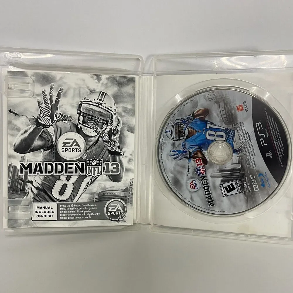Madden NFL 13 Video Game for Sony Playstation 3